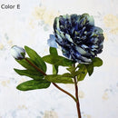 Artificial peony flower branch for elegant decor
