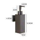 stainless steel wall-mounted liquid soap dispenser for shower gel