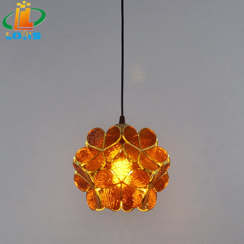 Nordic style glass petal lamp for interior decoration - vue 16 sur 18