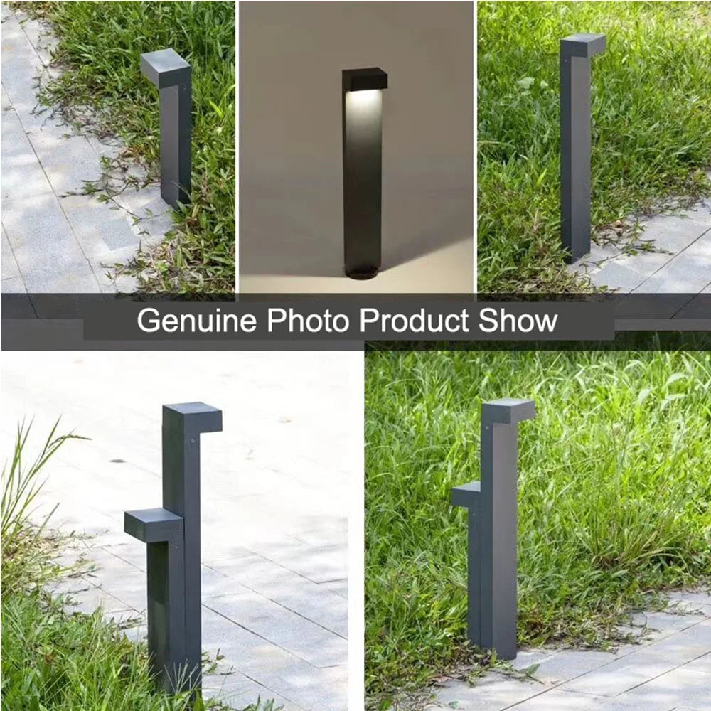 Modern aluminium outdoor garden and path light - vue 4 sur 6
