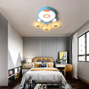 Modern LED ceiling light for interior, contemporary style and warm atmosphere
