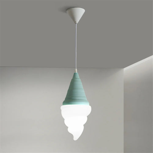 Creative children's LED pendant light ice cream cones - vue 8 sur 9