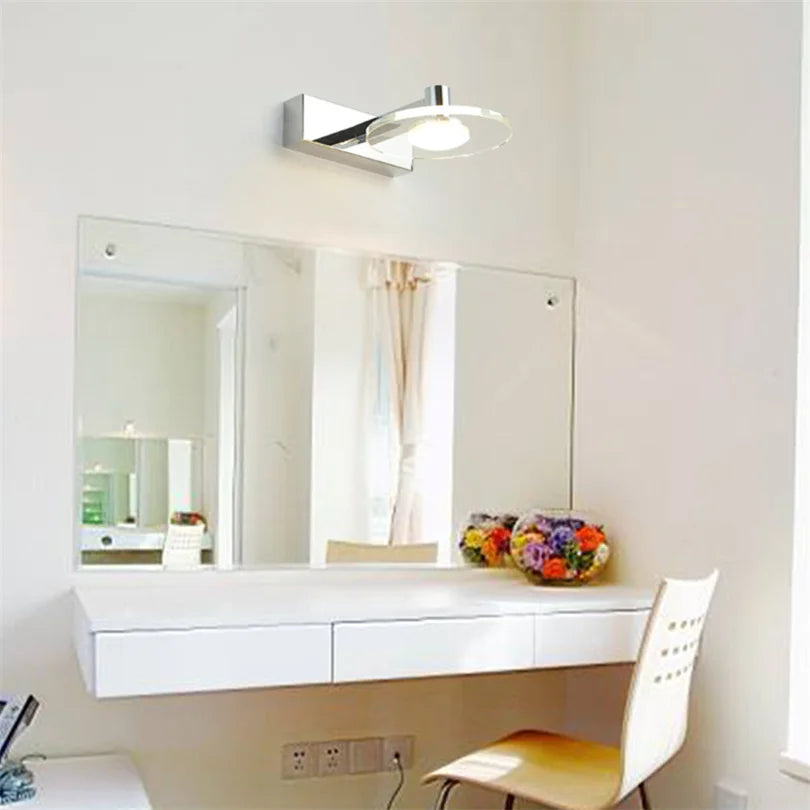 lumière led moderne résistante à l'humidité pour miroir de maquillage - vue 5 sur 7