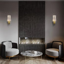 Modern minimalist crystal wall light for study and relaxation