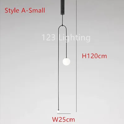 Modern black metal pendant light for contemporary interiors - vue 14 sur 14
