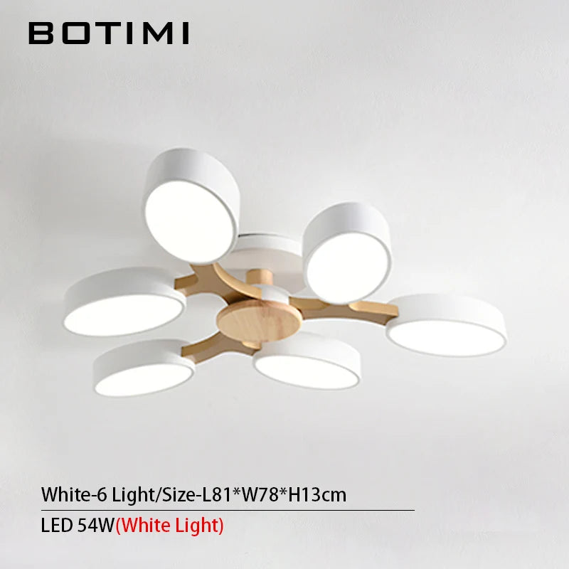 Grey tree-shaped LED ceiling light - vue 6 sur 32