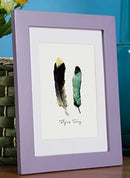 Wooden frame for painting and photo with mount