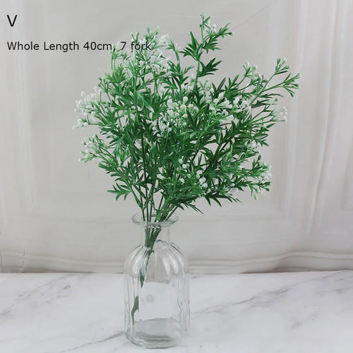 Artificial plant with 7 branches for wedding and Christmas decoration - vue 14 sur 21