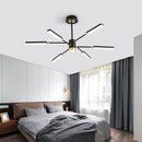 Modern Nordic iron art chandelier with LED lighting