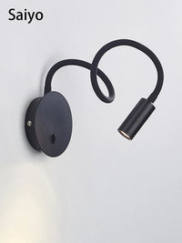 Flexible LED reading lamp for home or hotel