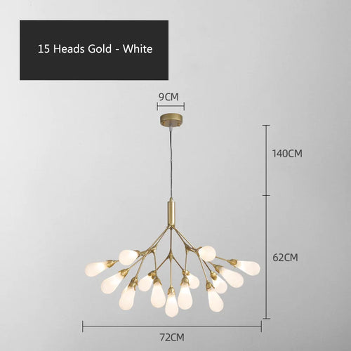 lustre luciole design post-moderne pour intérieur élégant et créatif - vue 22 sur 23
