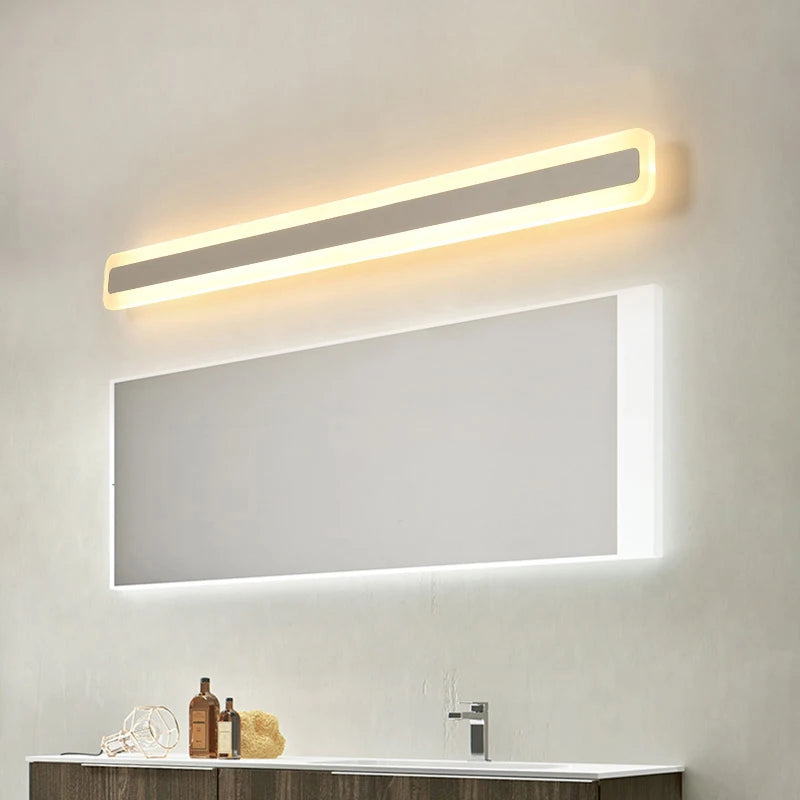 Modern waterproof acrylic LED wall light for indoor use - vue 4 sur 6