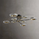 Copper LED ceiling light with high transmission PMMA shade