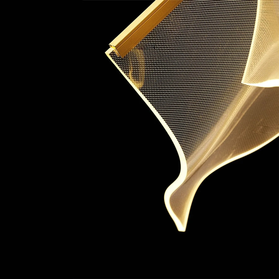 Modern LED chandelier for staircases and clothing shops - vue 4 sur 15