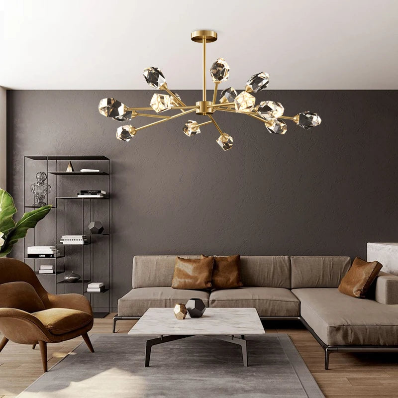 Modern crystal chandelier for elegant and luxurious interior décor