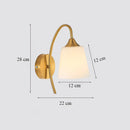 Luxury glass art deco wall light for indoor use