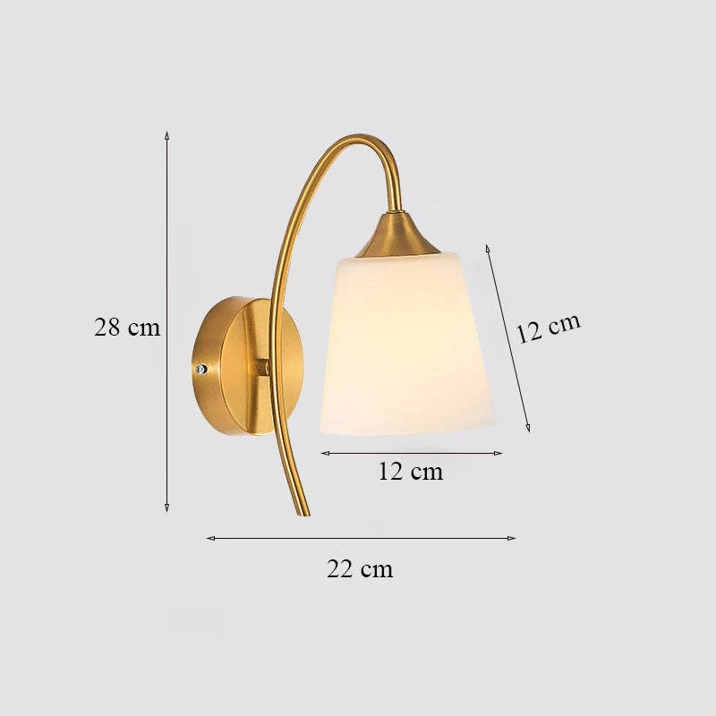 Luxury glass art deco wall light for indoor use - vue 12 sur 21