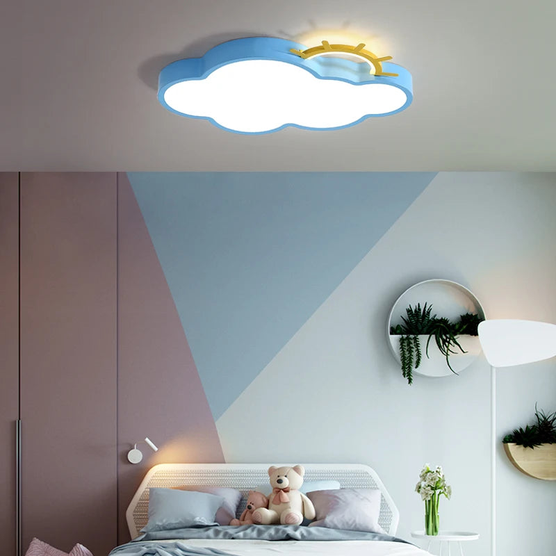 Cloud LED ceiling light for decorative indoor lighting