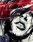 Paint by numbers girl portrait DIY home art decor