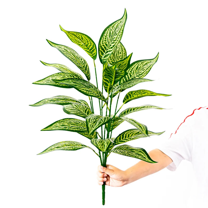 Artificial tropical foliage plants magnolia bamboo indoor decoration