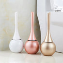Quick-draining toilet brush practical cleaning tool
