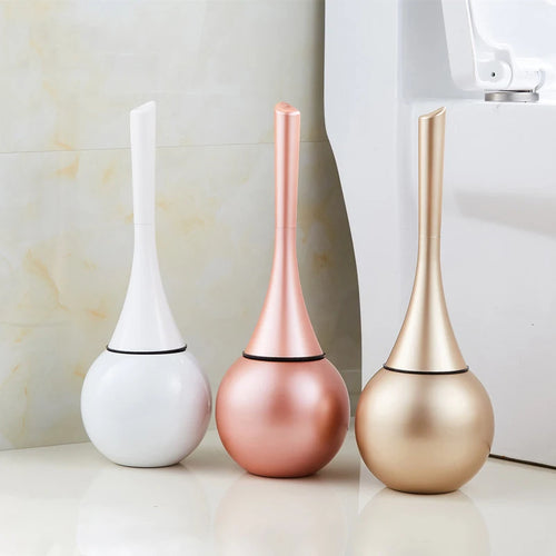 Quick-draining toilet brush practical cleaning tool - vue 2 sur 11