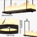 Nordic luxury dining room LED glass chandelier for kitchen island and living room