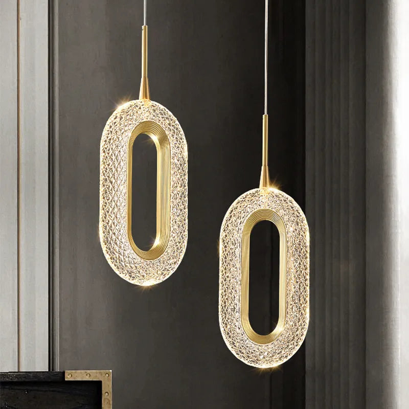 Nordic design suspended LED pendant light