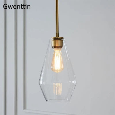 suspension moderne en verre pour décoration intérieure élégante - vue 11 sur 12