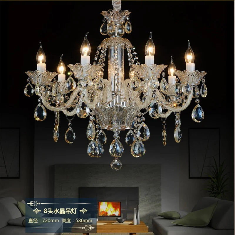 Crystal chandeliers for modern and elegant interior decor