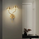 modern copper mushroom led wall light