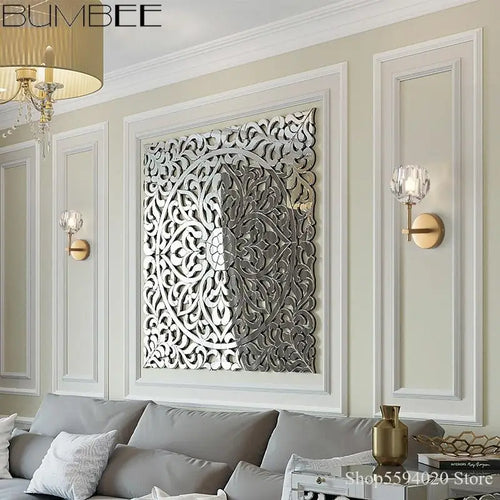 Nordic postmodern crystal wall light - vue 2 sur 10