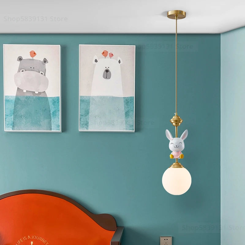Nordic LED decorative cartoon pendant light for Christmas