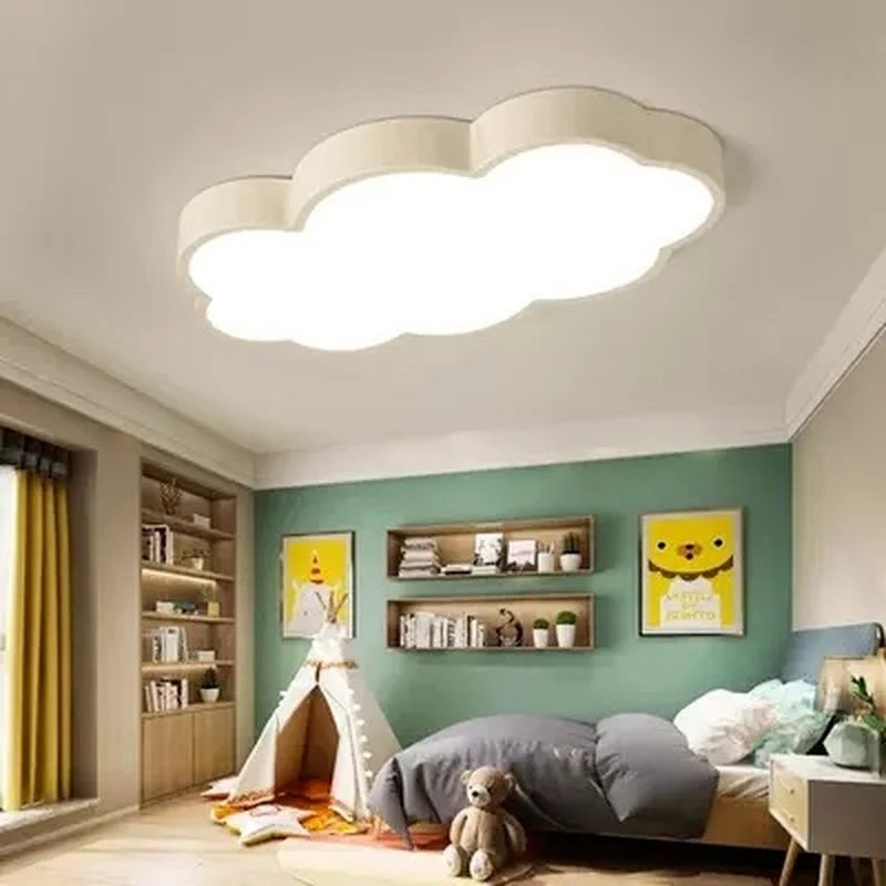 Modern cloud-shaped LED ceiling light for interior decoration