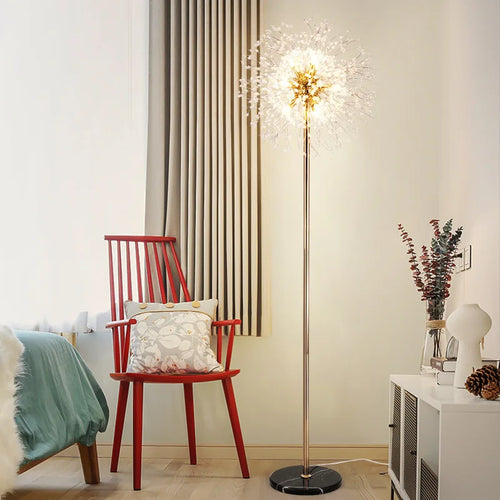 Luxury LED dandelion floor lamp Winfordo - vue 4 sur 10
