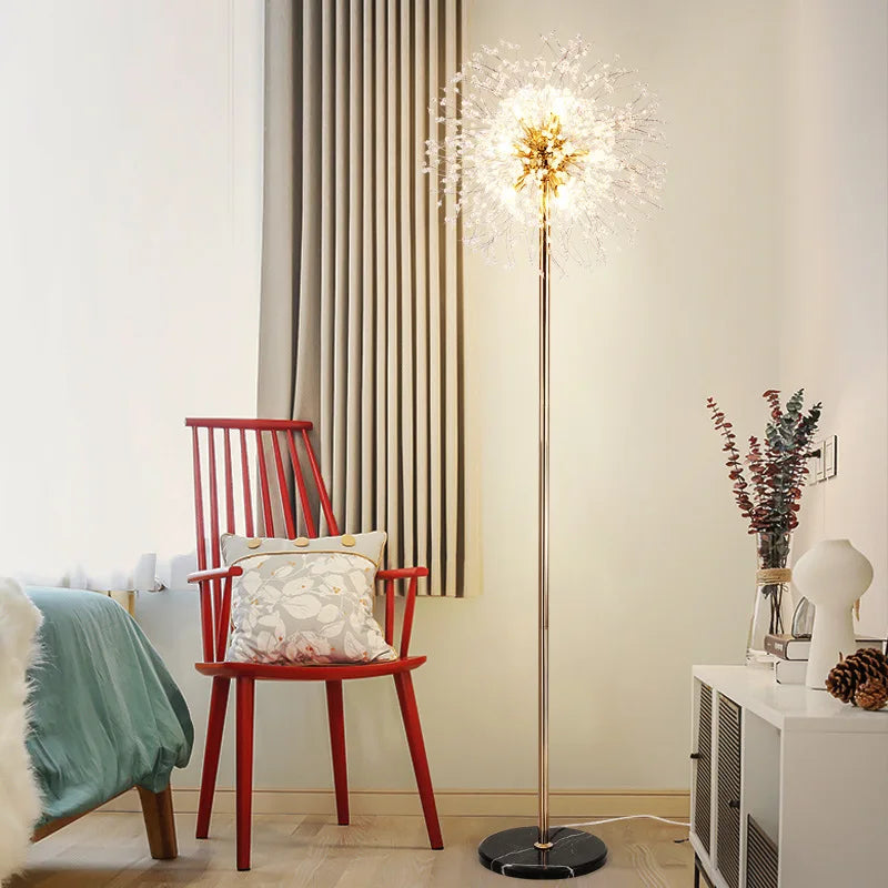 Luxury LED dandelion floor lamp Winfordo - vue 3 sur 10