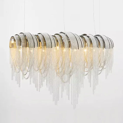 Modern lightweight creative chandelier for contemporary spaces - vue 7 sur 12