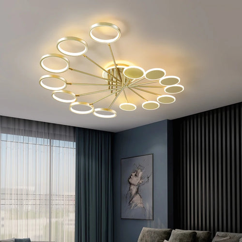 Creative LED chandelier for modern interior decor