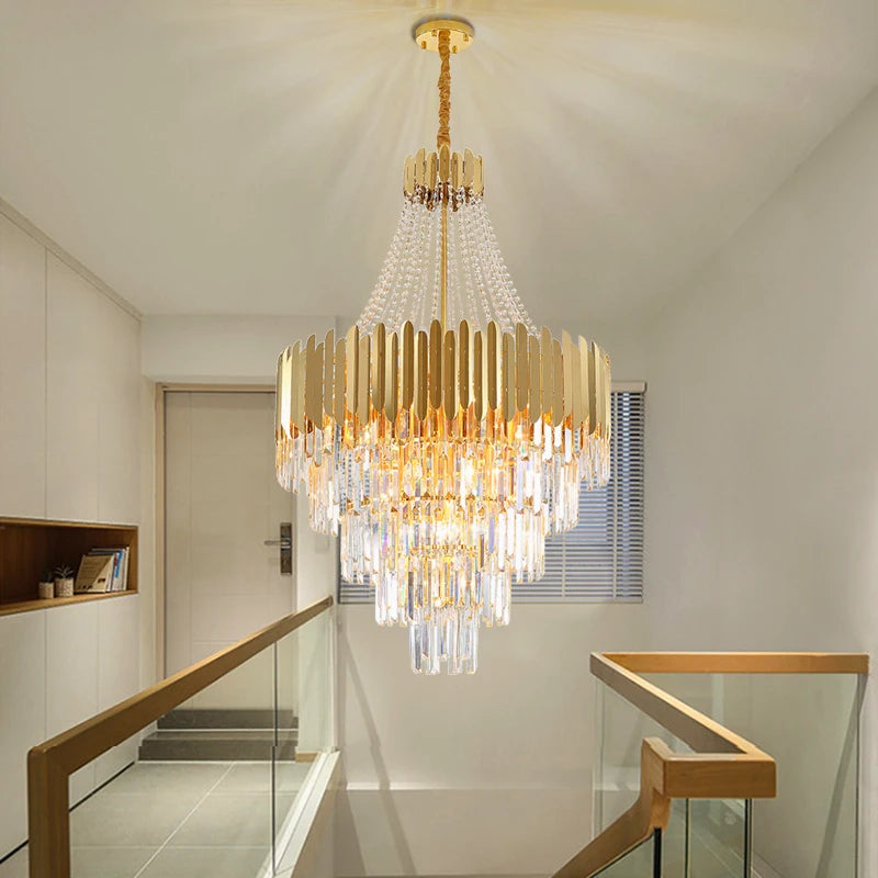 Modern crystal pendant light for elegant contemporary spaces