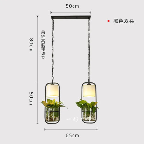suspension industrielle simple art fer moderne chinoise - vue 12 sur 13