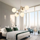 Modern designer glass DNA chandelier for interiors