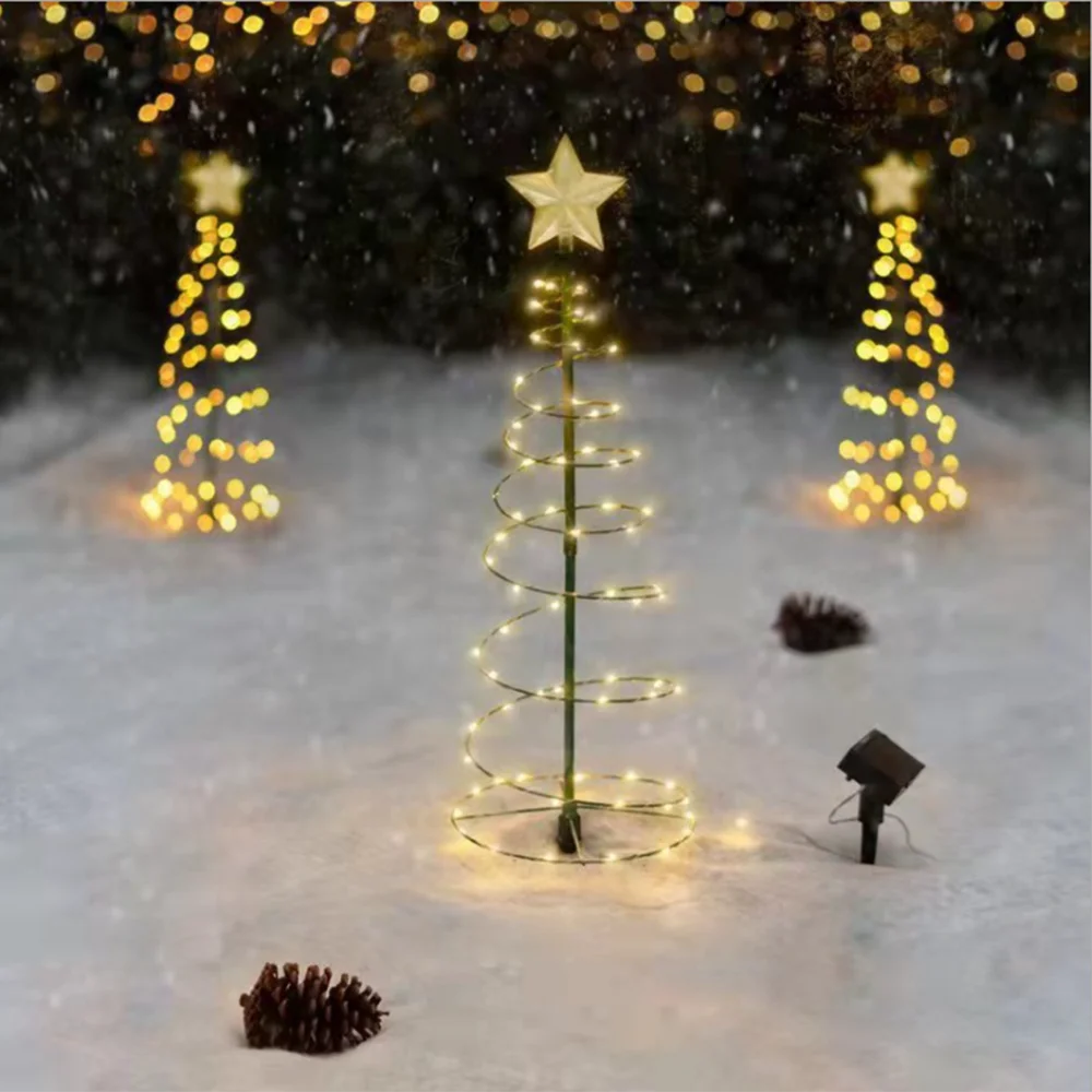 solar star light string for outdoor decoration
