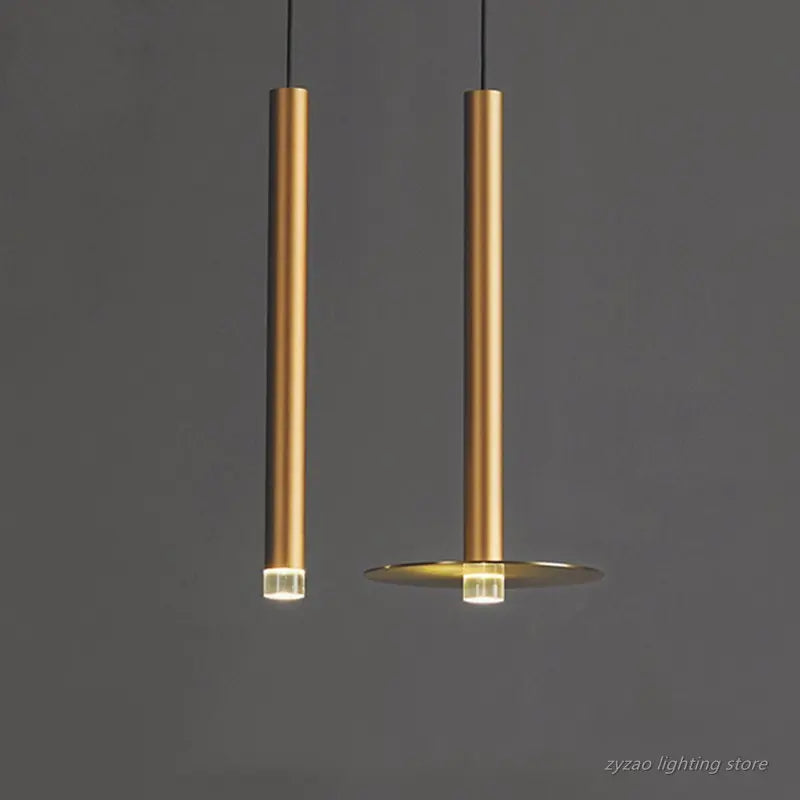 Luxury minimalist pendant light for modern interior decor - vue 3 sur 10