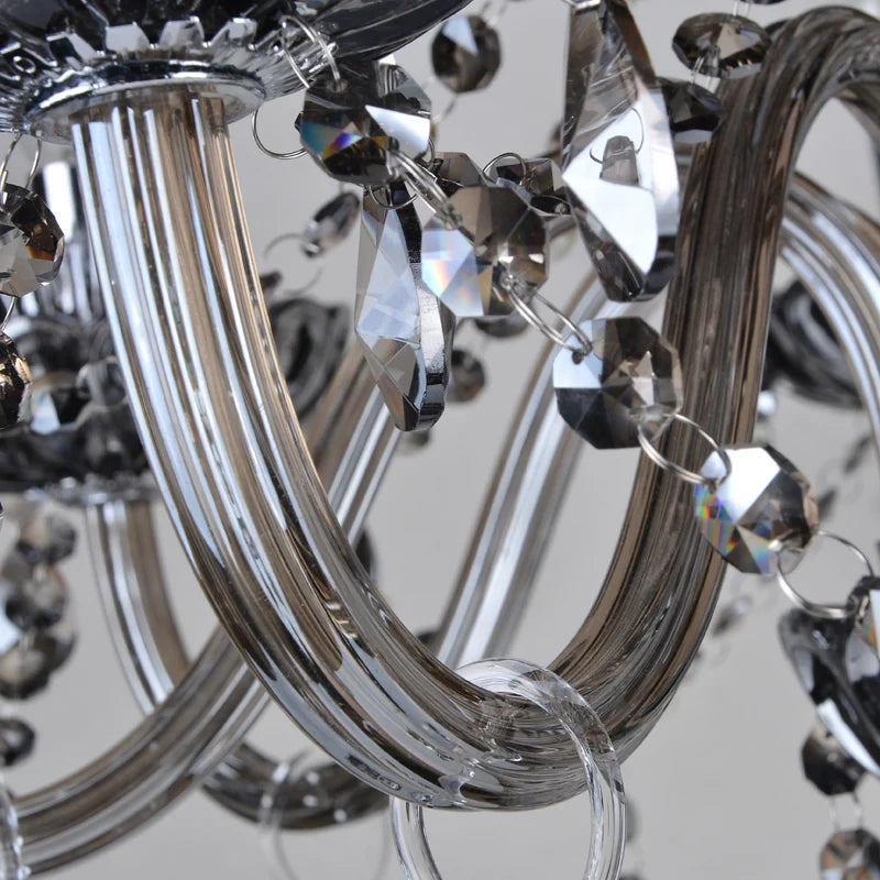 Crystal chandelier for modern and minimalist decor - vue 4 sur 11
