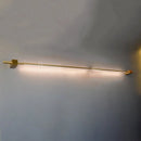 Modern geometric strip wall light