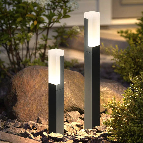 Modern waterproof aluminium LED garden lawn light - vue 4 sur 10