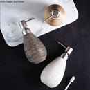 ceramic bottle for lotion, shower gel and soap