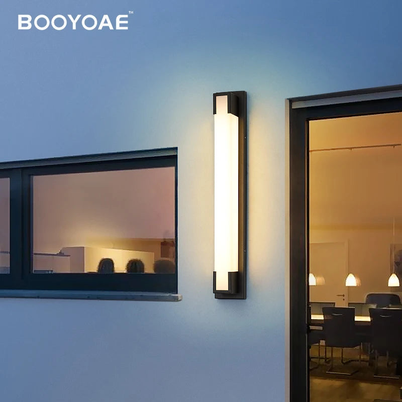 Outdoor LED wall light IP65 stainless steel porch garden waterproof