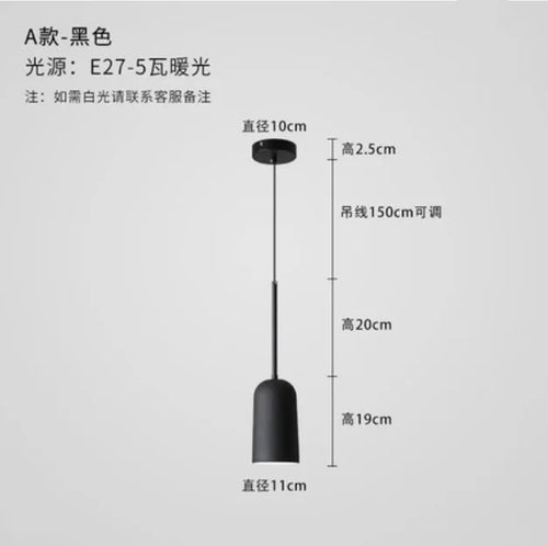 Nordic decorative pendant light for creative indoor lighting - vue 12 sur 14
