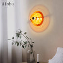 Retro style UFO acrylic wall light with LED